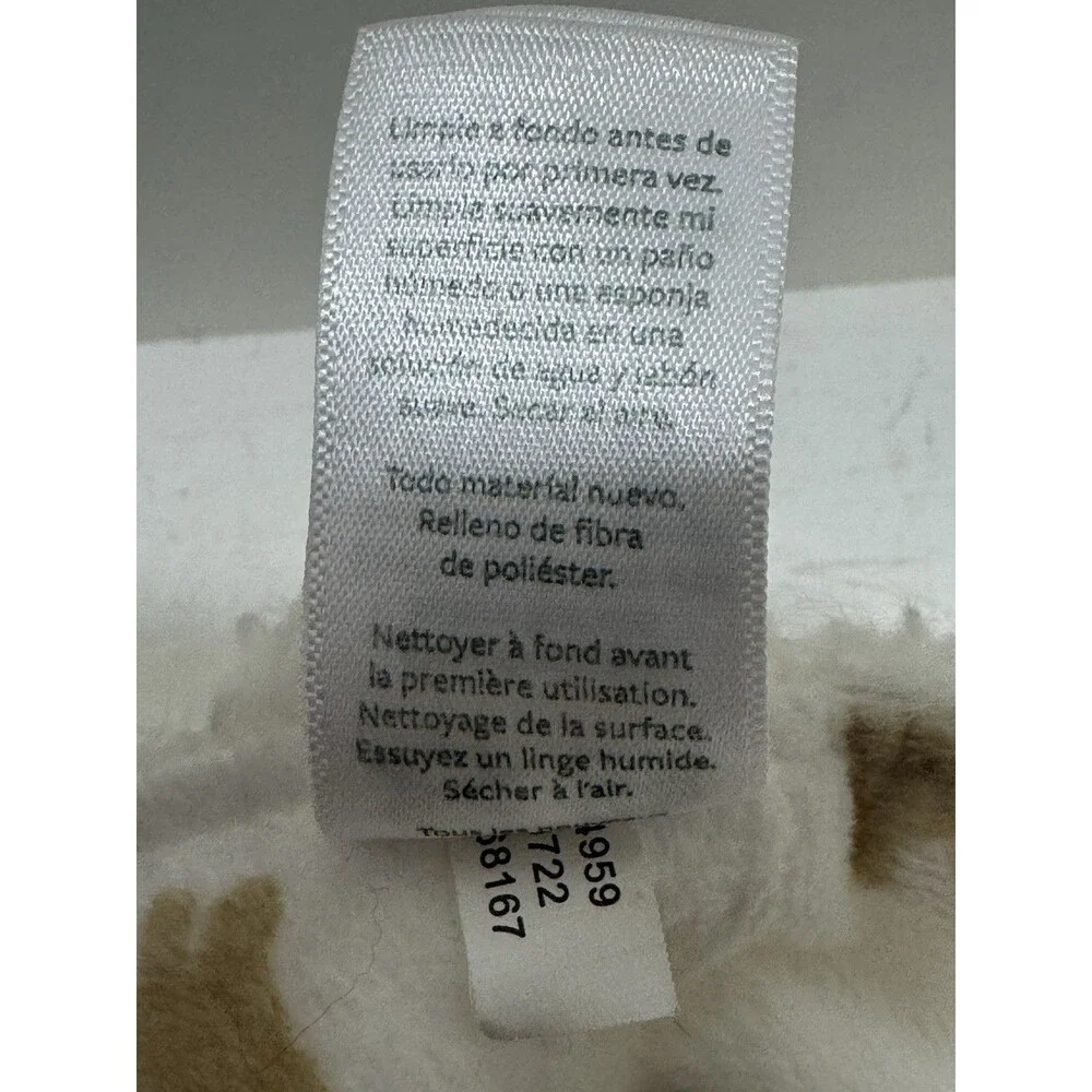 Just One You Grey White Bear Print Lovey 13